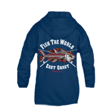 Red Flame Tuna Kids Hoodie